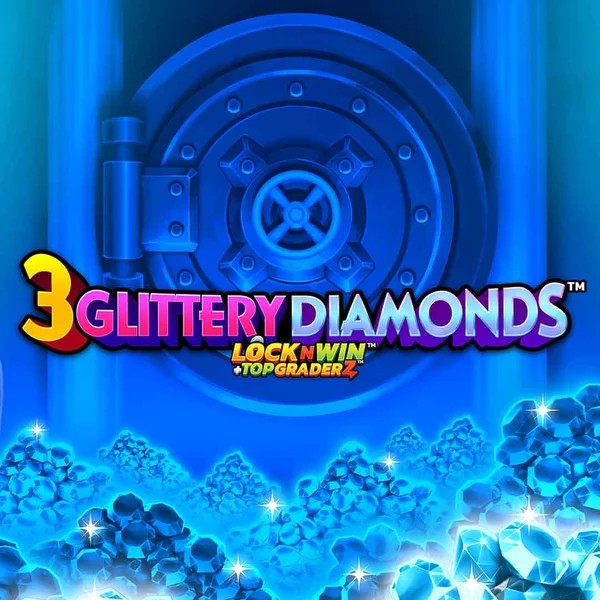 3 Glittery Diamonds game by PearFiction Studios – logo hosted on N8 Casino