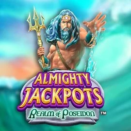 Almighty Jackpots – Realm of Poseidon game by Novomatic – logo hosted on N8 Casino