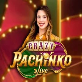 Crazy Pachinko online game logo by Evolution on n8-casino-app.com