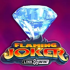 Flaming Joker Link and Win slot logo by Barstruck at N8 Casino