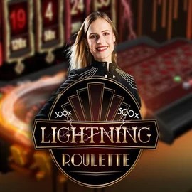 Lightning Roulette logo – Live Casino by Evolution at N8 Casino