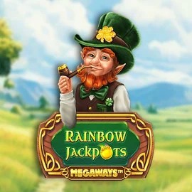 Rainbow Jackpots Megaways slot logo by Red Tiger Gaming at N8 Casino