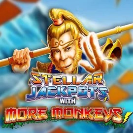 Stellar Jackpots with More Monkeys game by Lightning Box Game – logo hosted on N8 Casino