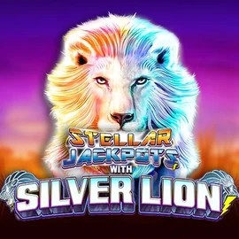 Stellar Jackpots with Silver Lion logo by Lightning Box Game at N8 Casino